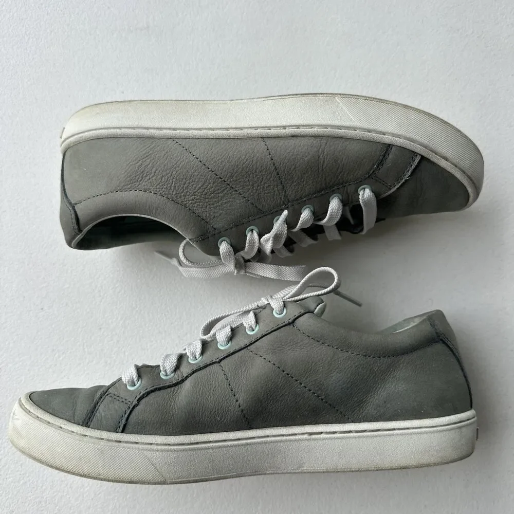 L.L.Bean Eco Bay Women’s Size 8 M Oxford Classic Sage Leather Lace-Up Shoes